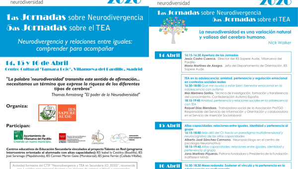 Villanueva del Pardillo acoge las Jornadas sobre el TEA y sobre Neurodivergencia